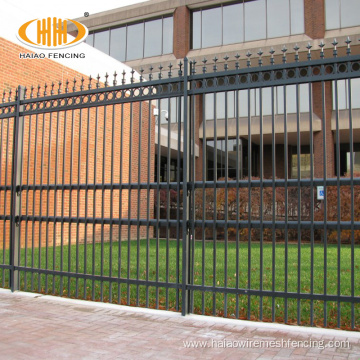 powder coated steel matting fence iron fence design